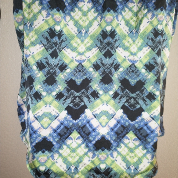 Como Multi Colored Blouse size 1X - Picture 7 of 9